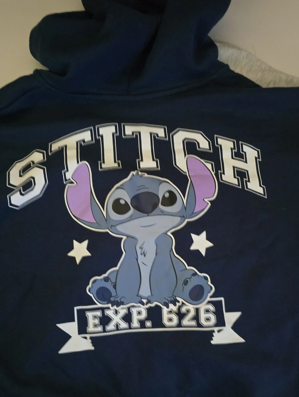 Navy Blue Kids Zip-Up Hoodie STITCH  Size 10/129